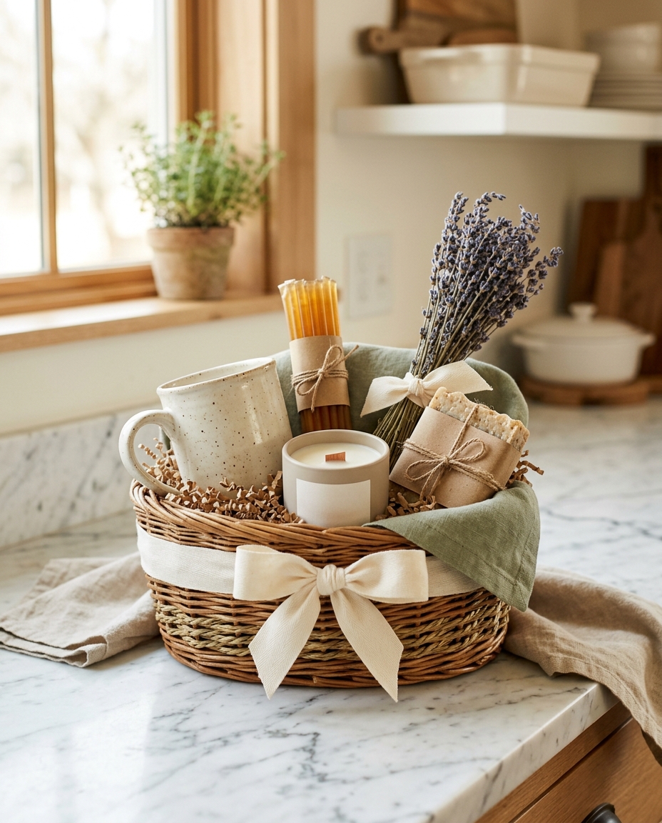 Home & Hearth — gift basket by Iris and Vine