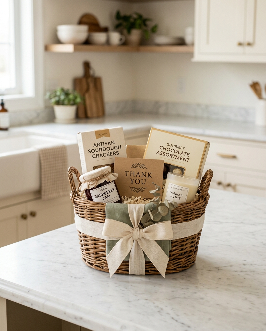 Corporate Cheer — gift basket by Iris and Vine